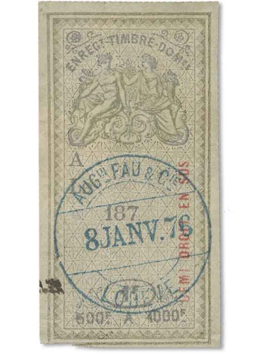 n° 183/197 obl. - Timbre FRANCE Fiscaux