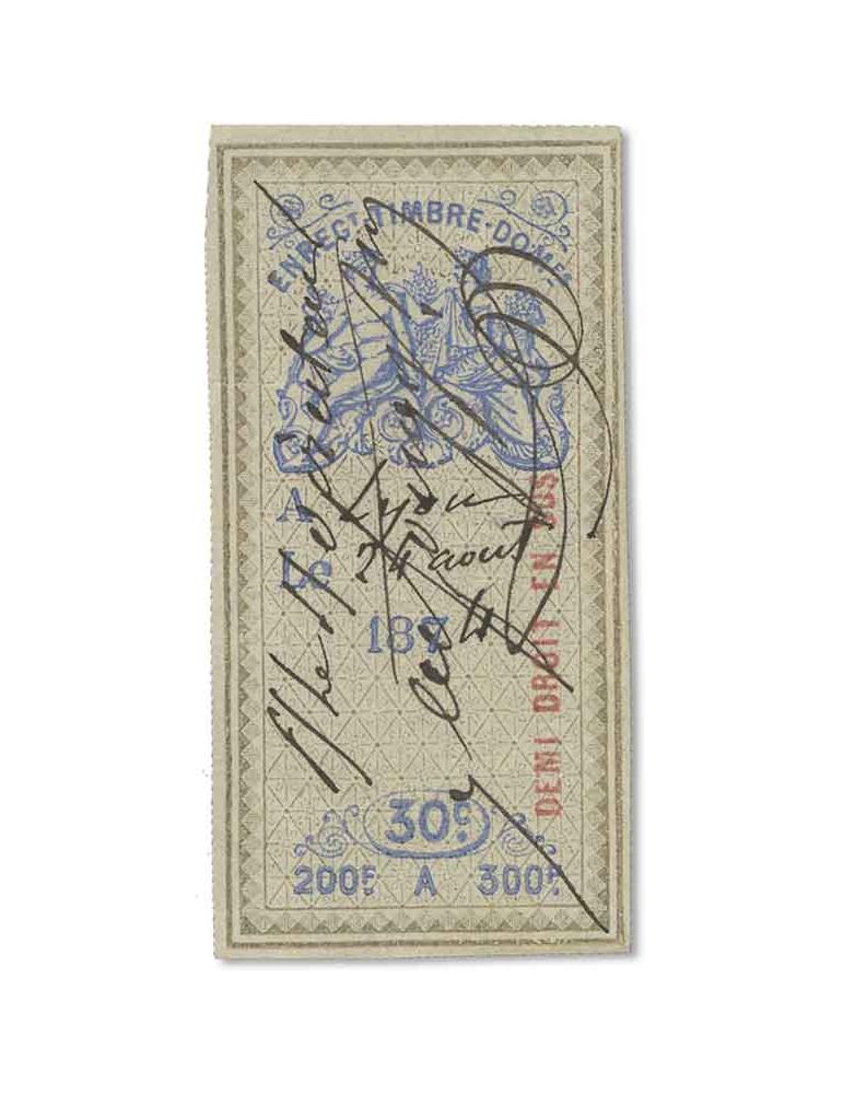 n° 183/197 obl. - Timbre FRANCE Fiscaux
