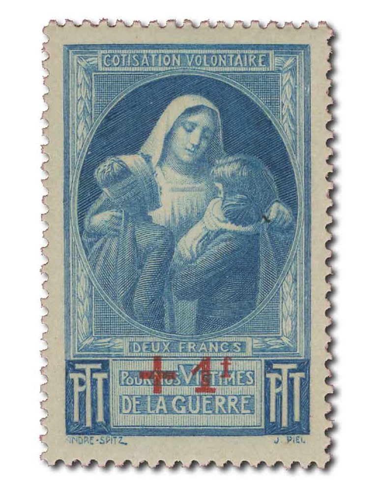 n° 29** - Timbre FRANCE Bienfaisance