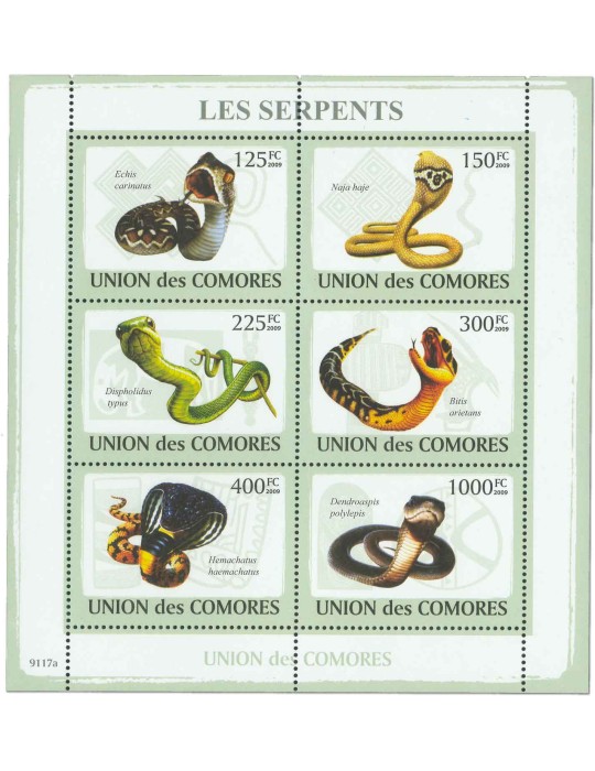 COMORES : Thématique (Les Serpents)