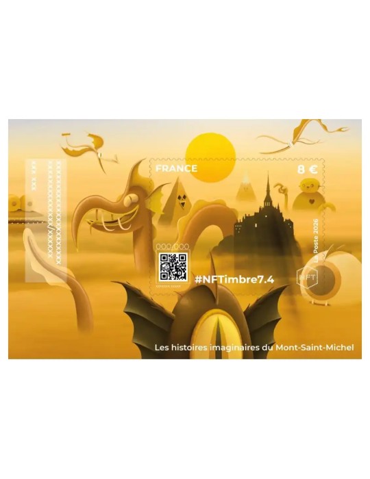 n° 9.1/9.4 - Timbre FRANCE Timbres Crypto (PACK NFTimbre7)