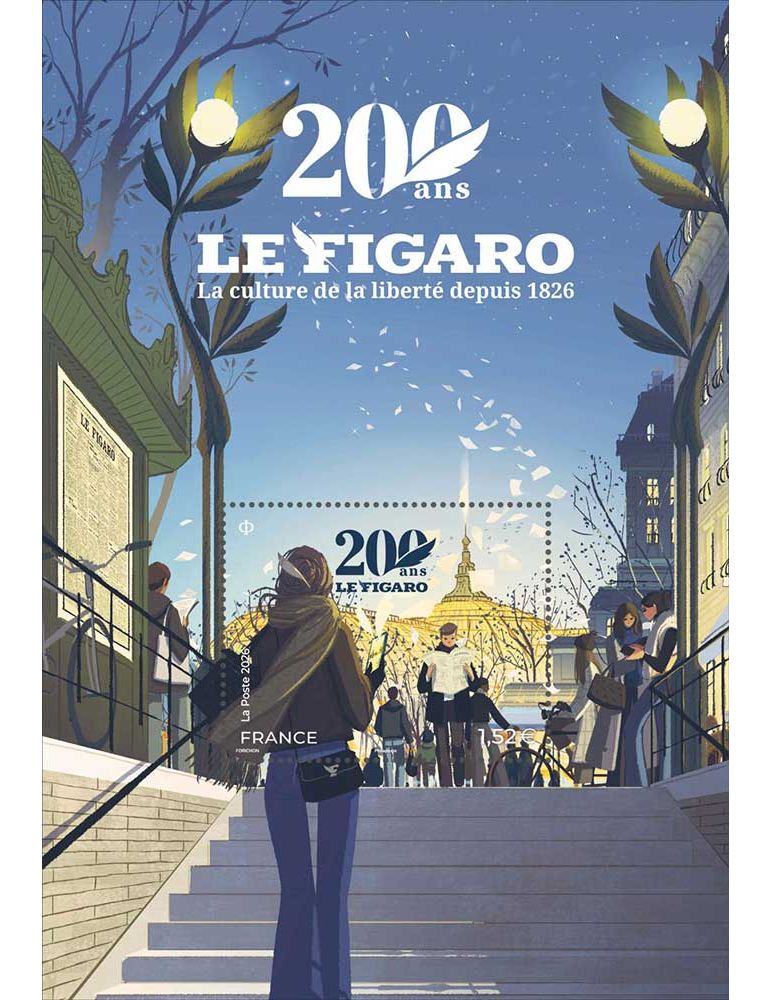 FRANCE : BLOC 200 ANS DU FIGARO- (11_26_091)