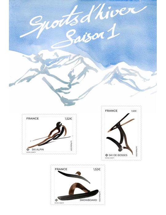 FRANCE : BLOC SPORTS D'HIVER - (11_26_092)
