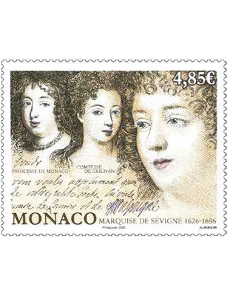 n° 3526 - Timbre MONACO Poste (400 ANS DE LA NAISSANCE DE LA MARQUISE DE SEVIGNE)