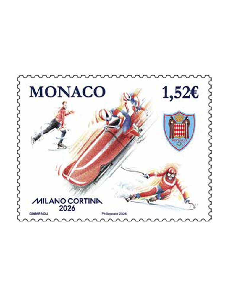 n° 3524 - Timbre MONACO Poste (JO D'HIVER MILANO CORTINA 2026)