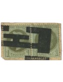 n° 25 obl. sur fragment - Timbre FRANCE Poste