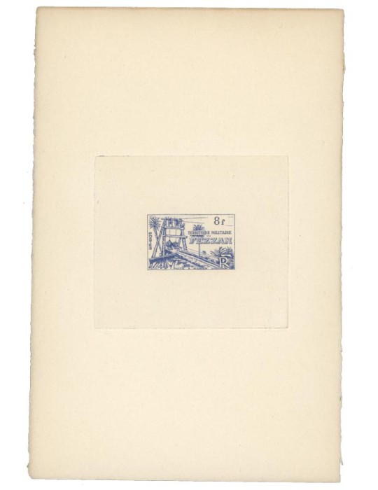 n° 47 - Timbre FEZZAN Poste