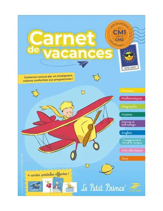 CARNET DE VACANCES - du CM1 vers le CM2