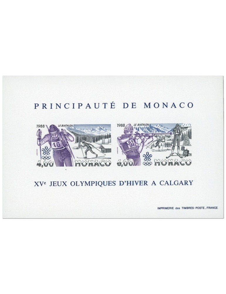 n° 40a** - Timbre MONACO Blocs Et Feuillets