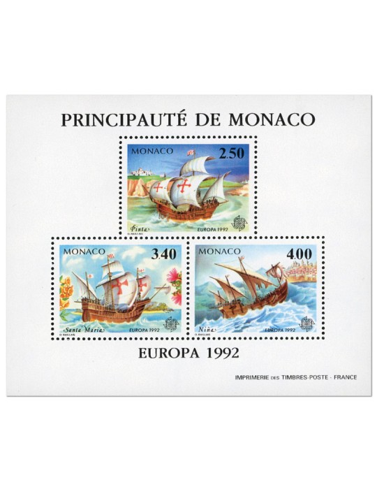n° 19** - Timbre MONACO Blocs Speciaux