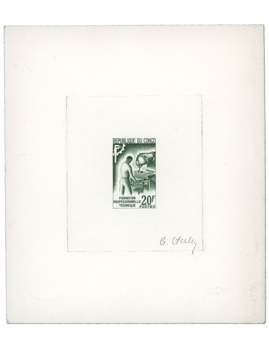 n° 160 - Timbre CONGO Poste