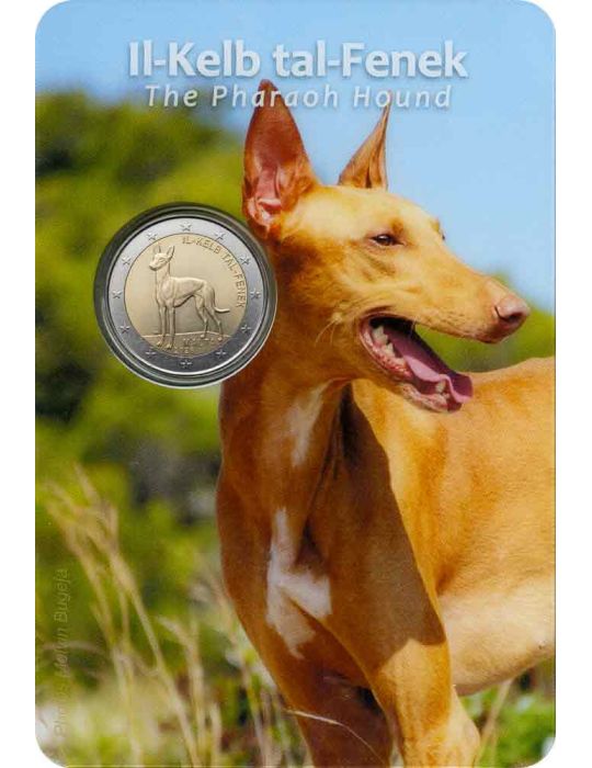 BU : 2 EURO COMMEMORATIVE 2026 : MALTE (Le Lévrier pharaon)