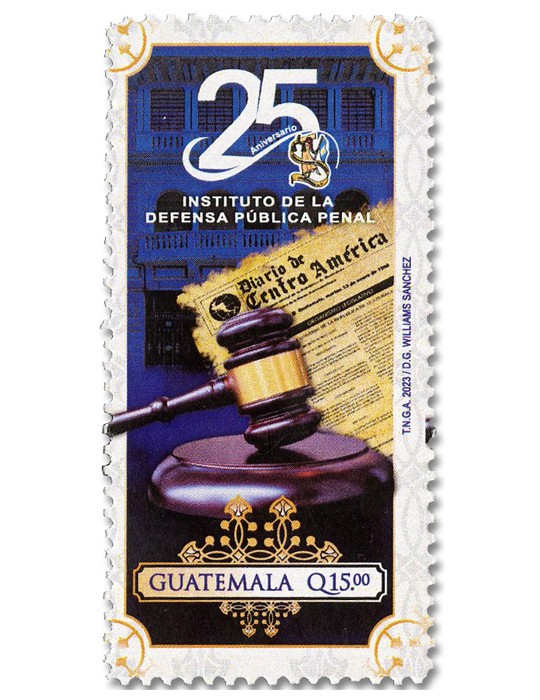 n° 796 - Timbre GUATEMALA Poste