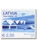 n° 1210 - Timbre LETTONIE Poste
