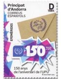 n° 551 - Timbre ANDORRE ESPAGNOL Poste