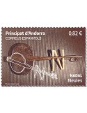 n° 554 - Timbre ANDORRE ESPAGNOL Poste