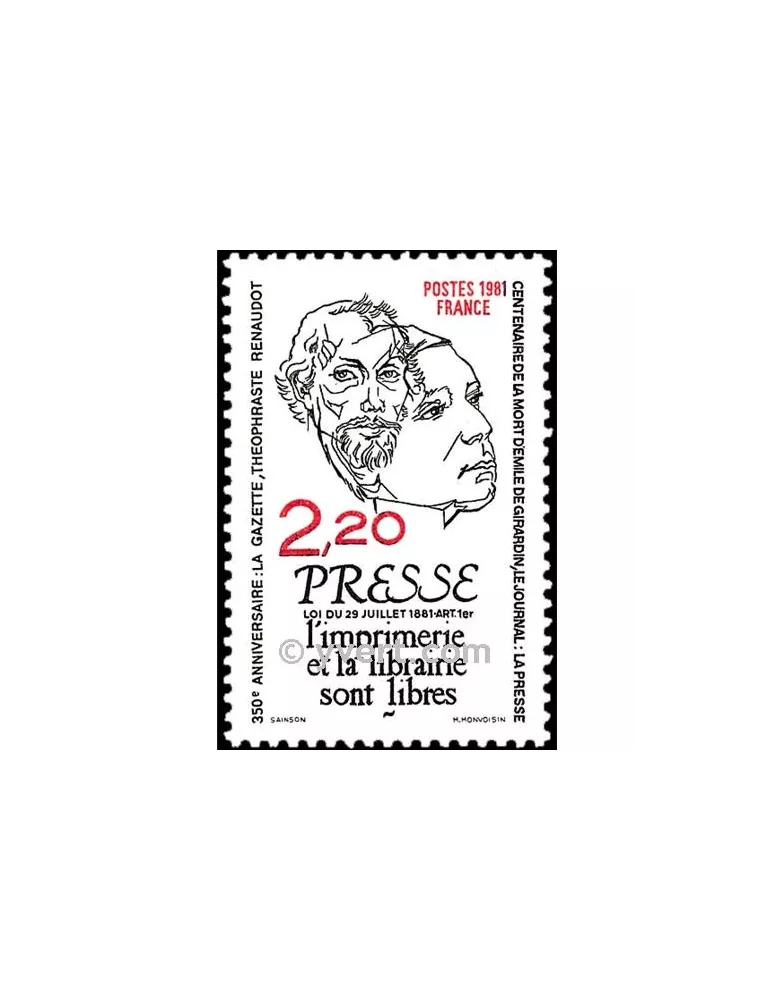 n° 2143 - Timbre France Poste