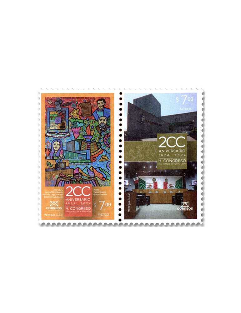 n° 3456/3457 - Timbre MEXIQUE Poste