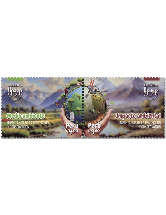 n° 2295/2296 - Timbre PEROU Poste