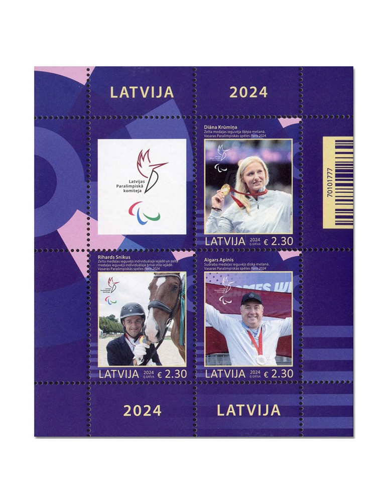 n° 1204/1206 - Timbre LETTONIE Poste