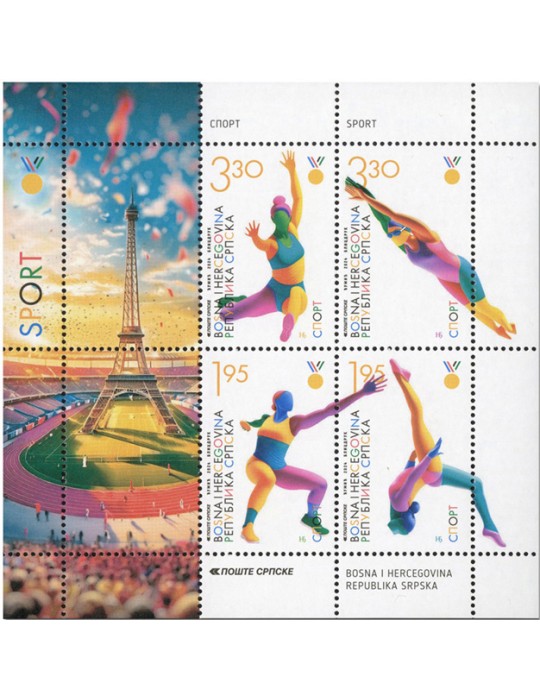 n° 857/860 - Timbre REPUBLIQUE SERBE (DE BOSNIE) Poste