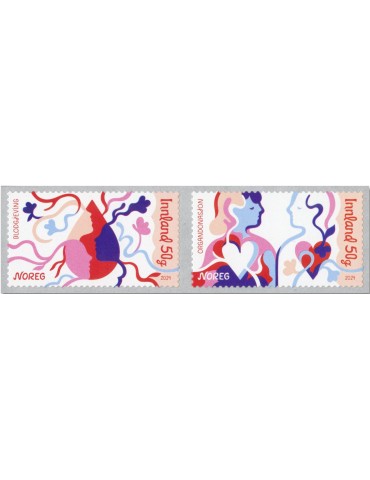 n° 2081/2082 - Timbre NORVEGE Poste