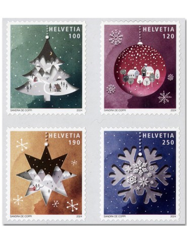 n° 2855/2858 - Timbre SUISSE Poste