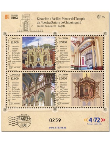 n° 2802/2805 - Timbre COLOMBIE Poste