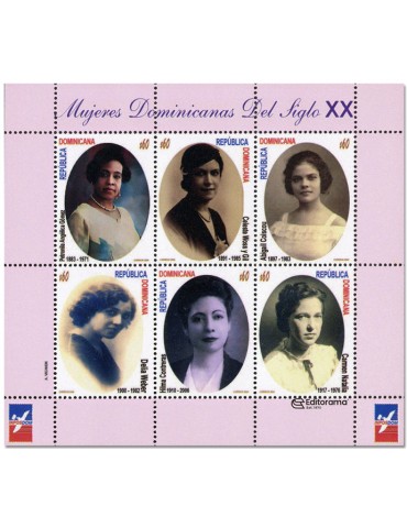 n° 2387/2392 - Timbre DOMINICAINE Poste