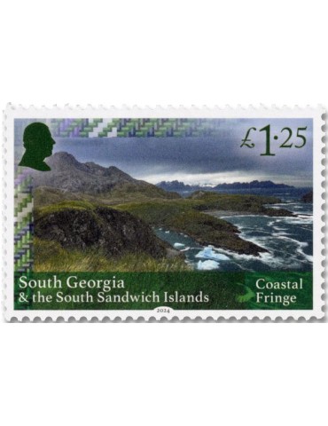 n° 816/821 - Timbre GEORGIE DU SUD Poste 2
