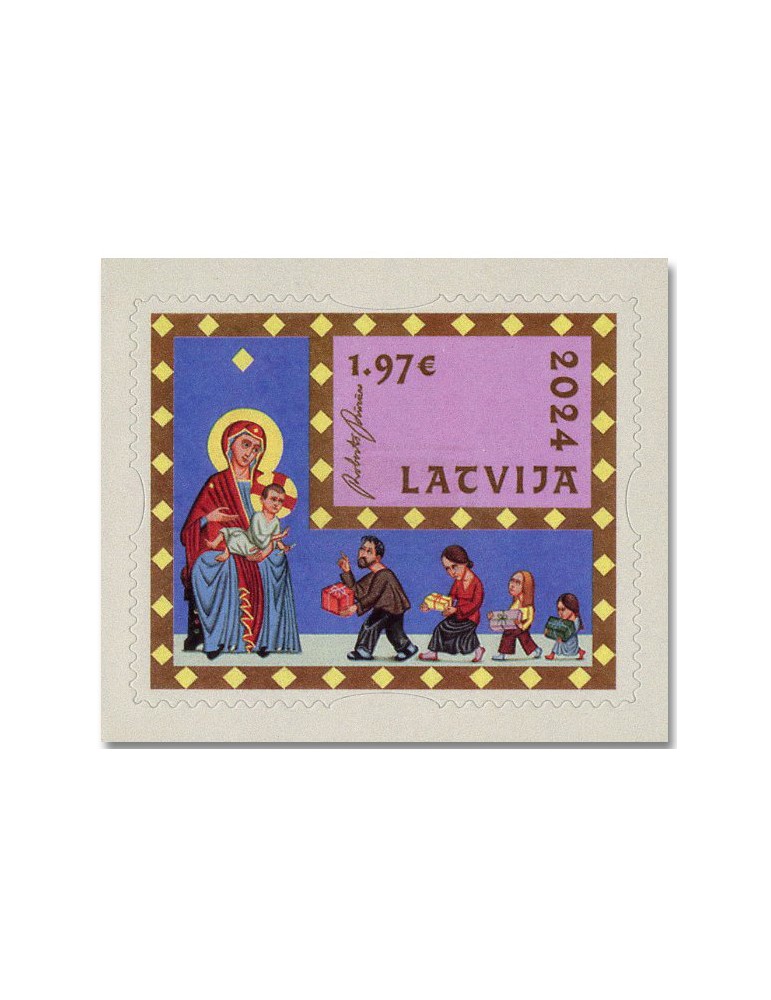 n° 1207/1209 - Timbre LETTONIE Poste