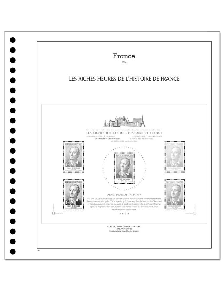 LES RICHES HEURES DE L´HISTOIRE DE FRANCE SC : 2026 (JEUX AVEC POCHETTES)