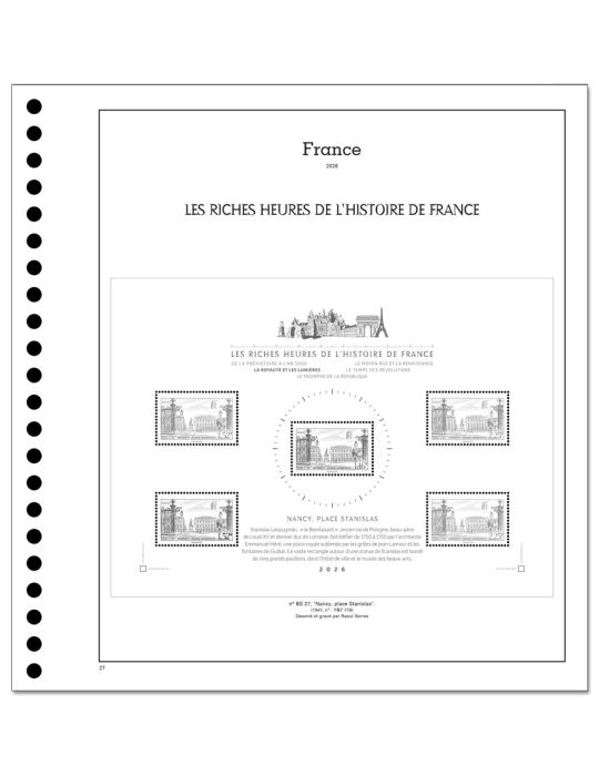 LES RICHES HEURES DE L´HISTOIRE DE FRANCE SC : 2026 (JEUX AVEC POCHETTES)