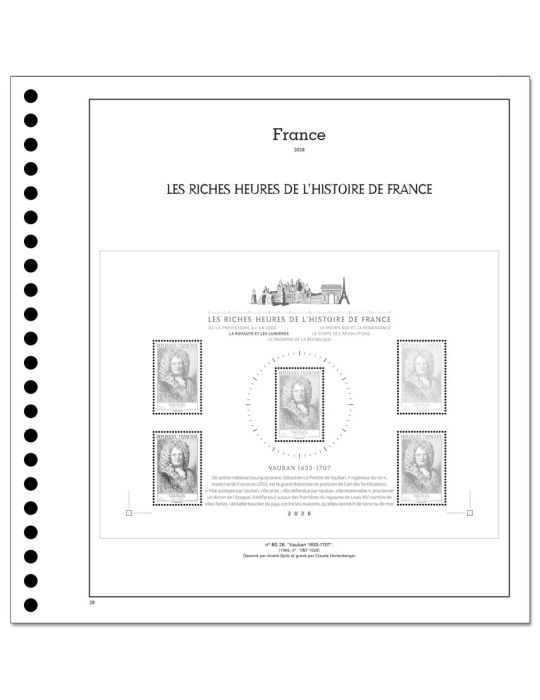 LES RICHES HEURES DE L´HISTOIRE DE FRANCE SC : 2026 (JEUX AVEC POCHETTES)