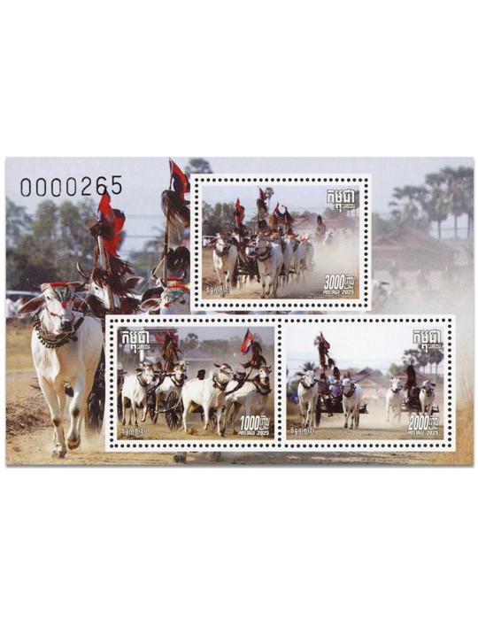 n° 279/279A et n° 280 - Timbre CAMBODGE Blocs et feuillets