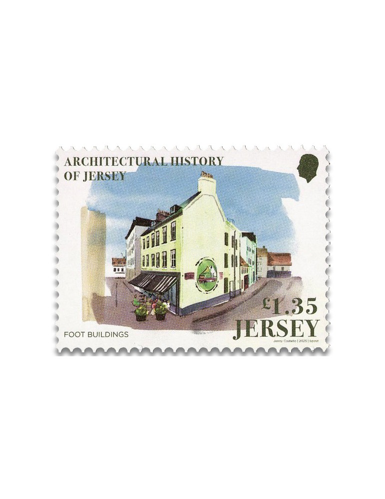 n° 2924 + n° 2925 (les 7 valeurs) - Timbre JERSEY Poste