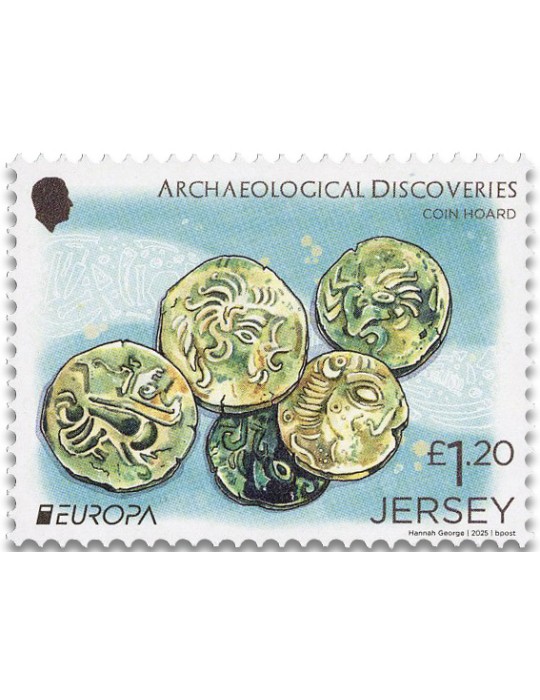 n° 2932/2933 + n° 2934 - Timbre JERSEY Poste