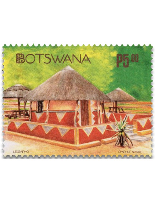 n° 1344/1349 - Timbre BOTSWANA Poste