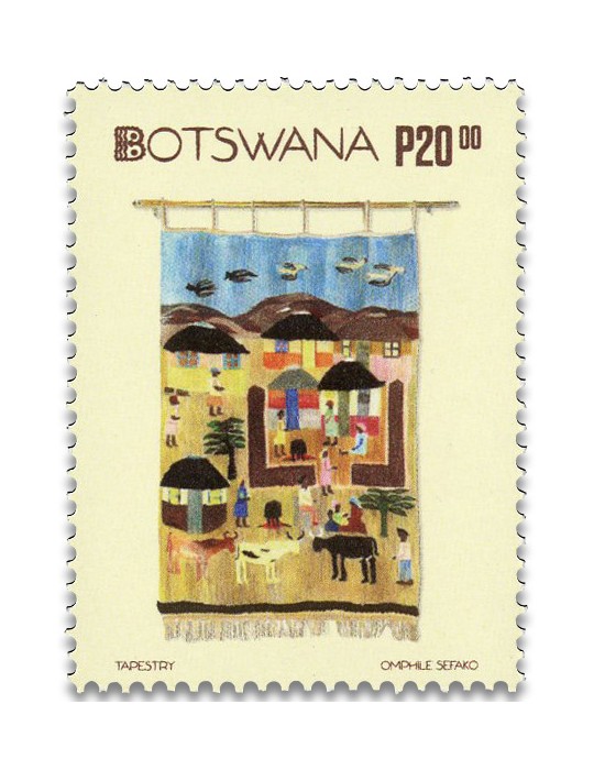 n° 1344/1349 - Timbre BOTSWANA Poste