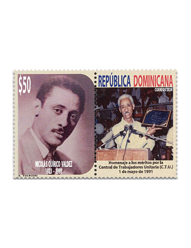 n° 2406 - Timbre DOMINICAINE Poste