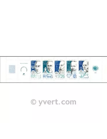 n° BC2400A - Timbre France Carnet Personnages célèbres