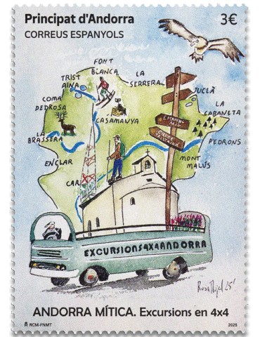 n° 562 - Timbre ANDORRE ESPAGNOL Poste