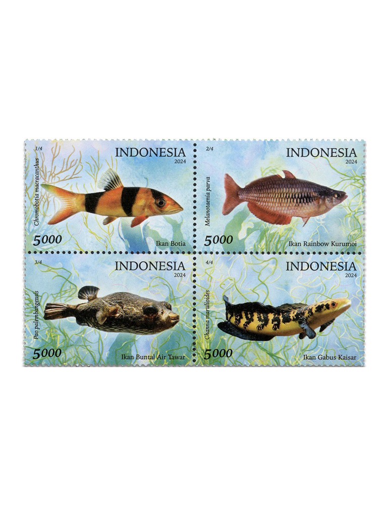 n° 3321/3324 - Timbre INDONESIE Poste