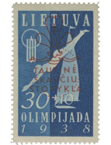 n° 365A/D** - Timbre LITUANIE Poste 2