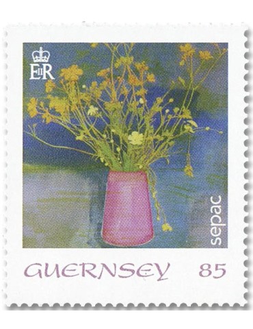 n° 1801 - Timbre GUERNESEY Poste