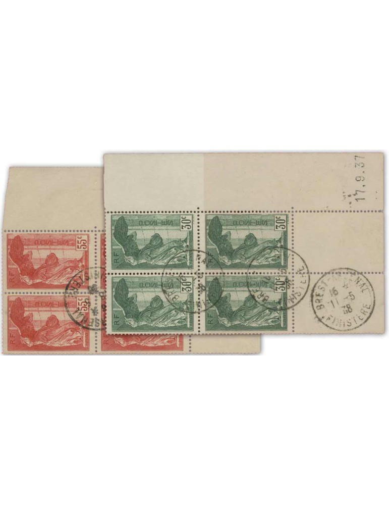 n° 354/355 obl. - Timbre FRANCE Poste