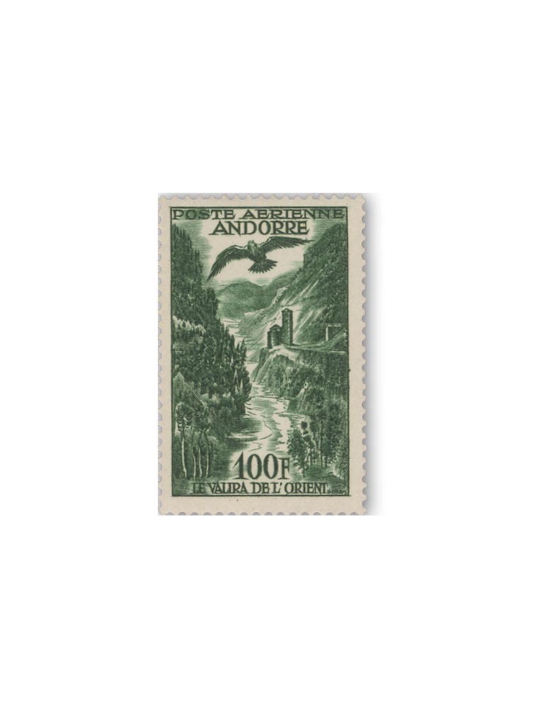 n° 2/3* - Timbre ANDORRE Poste Aerienne