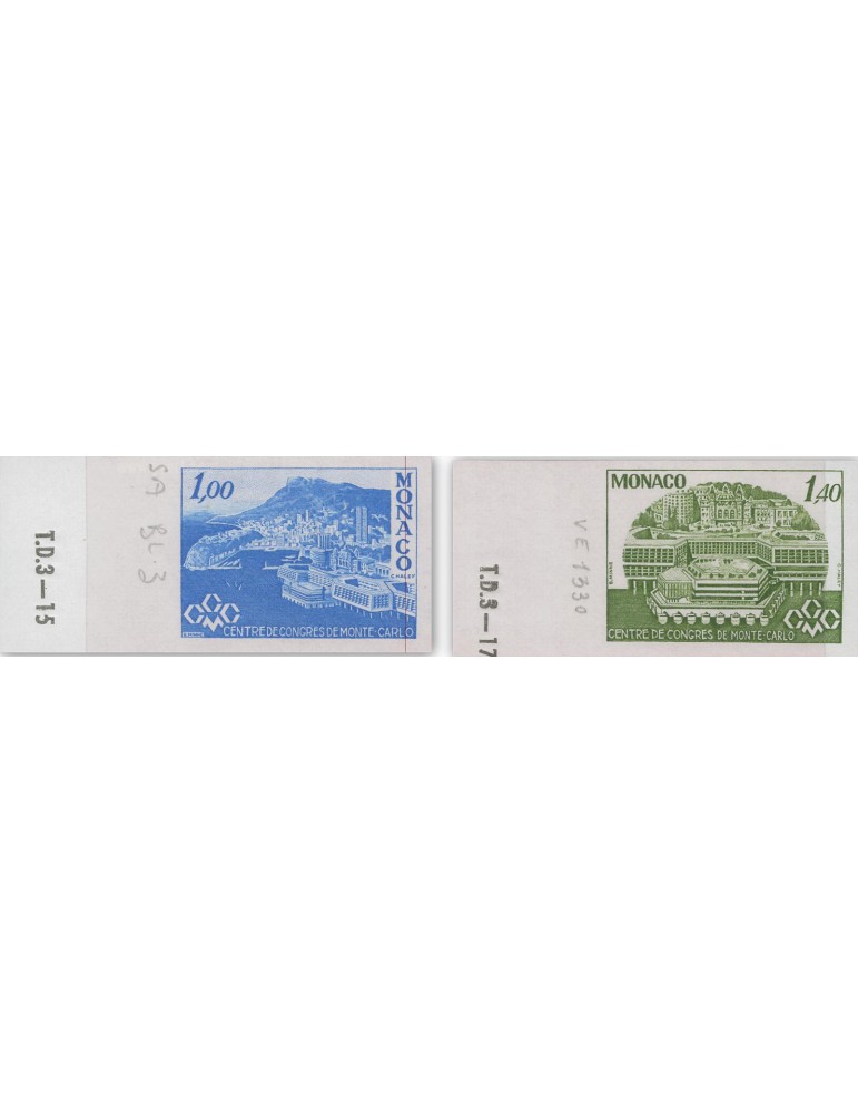 n° 1136/1137** - Timbre MONACO Poste