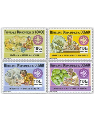 n° 1857/1860** - Timbre REPUBLIQUE DEMOCRATIQUE DU CONGO Poste