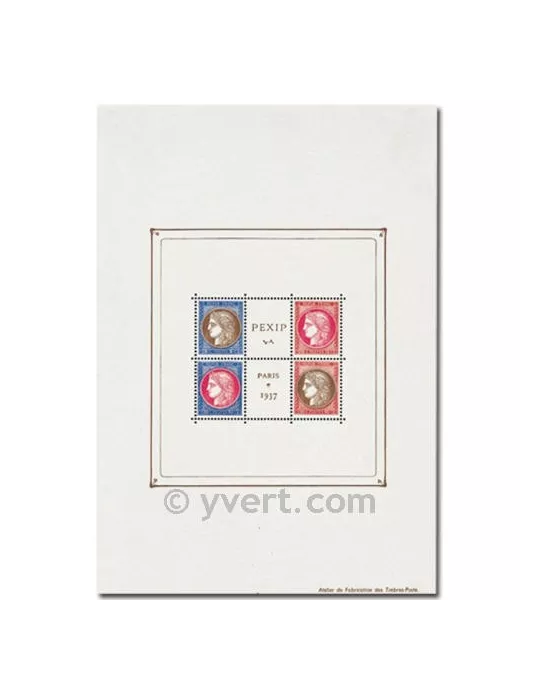 n° 3 - Timbre France Bloc et feuillets